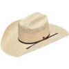 Ariat Vented Crown Cattleman Straw Cowboy Hat