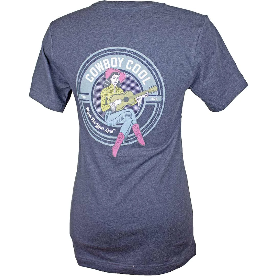Cowboy Cool Women's Music For Your Soul T-Shirt 2 Cowboy Cool Women's Music For Your Soul T-Shirt - Image 2