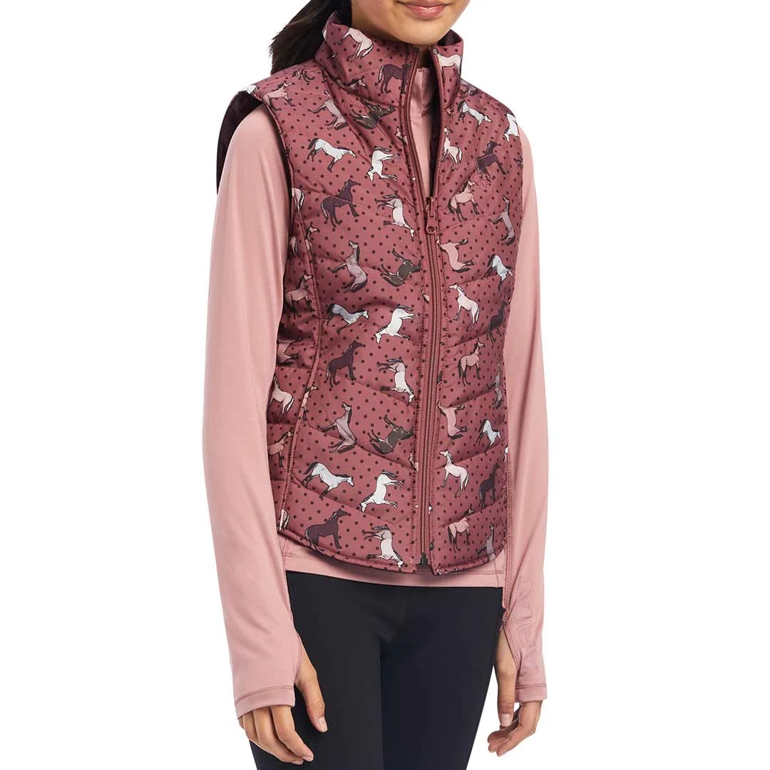 Ariat Girls' Bella Reversible Insulated Vest 1 Ariat Girls' Bella Reversible Insulated Vest
