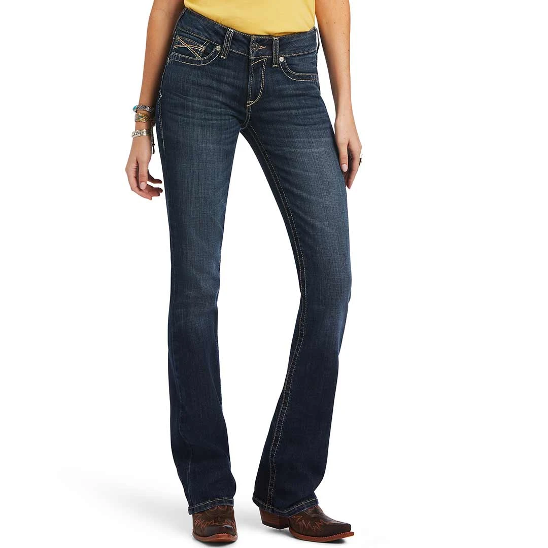 Ariat Women's R.E.A.L. Perfect Rise Lexie Bootcut Jeans 2 Ariat Women's R.E.A.L. Perfect Rise Lexie Bootcut Jeans - Image 2