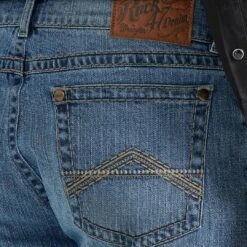 Wrangler Men's Rock 47 Slim Fit Bootcut Jeans -Western Cowboy Equipment Store img33032 wrangler men s rock 47 slim fit bootcut jeans
