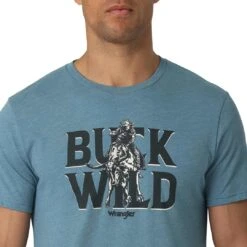 Wrangler Men's Buck Wild Graphic T-Shirt -Western Cowboy Equipment Store img33483 wrangler men s buck wild graphic t shirt
