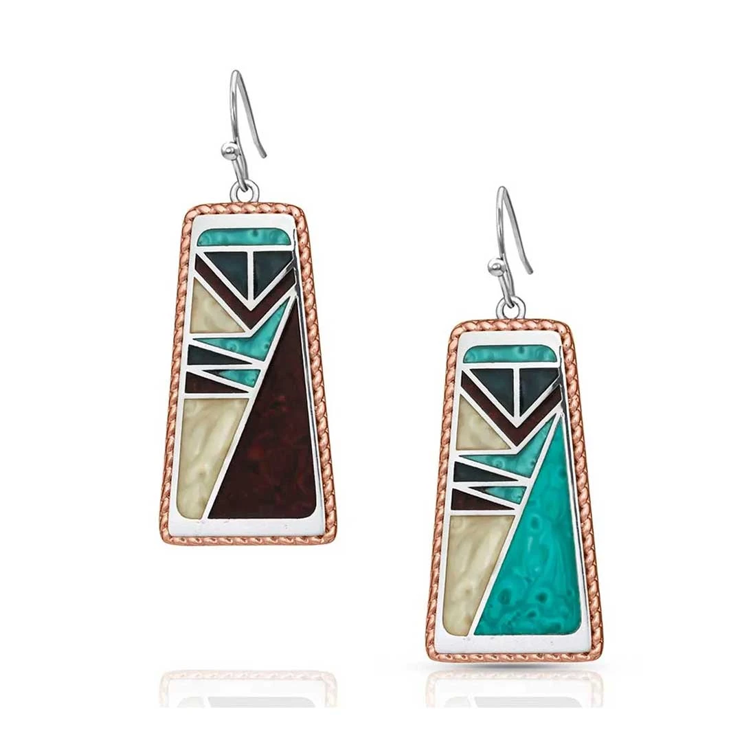 Montana Silversmiths Women's Tablet Earrings 1 Montana Silversmiths Women's Tablet Earrings