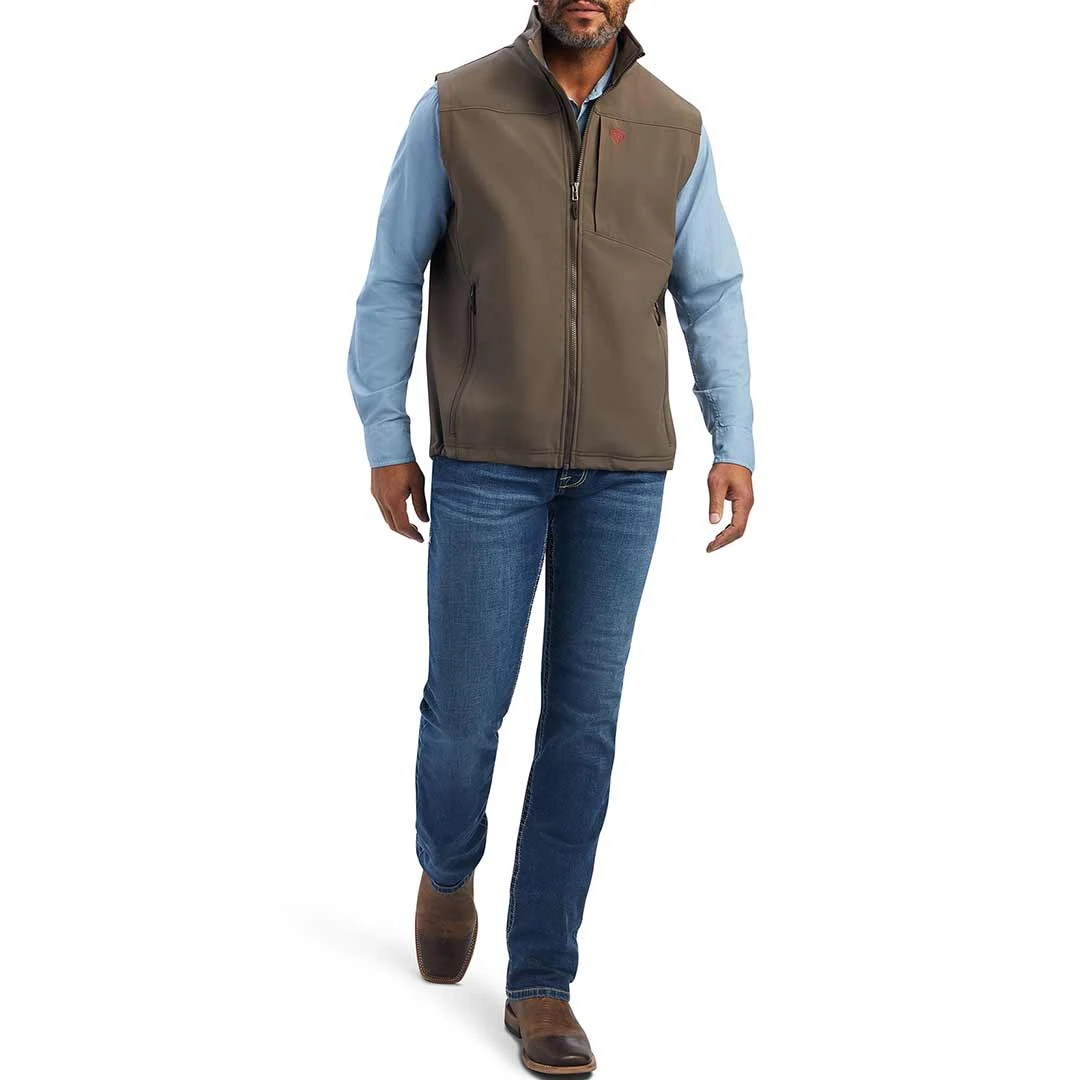 Ariat Men's Logo 2.0 Softshell Vest 4 Ariat Men's Logo 2.0 Softshell Vest - Image 4
