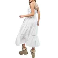 Easel Women's Sleeveless Tiered Maxi Dress -Western Cowboy Equipment Store img34262 easel women s sleeveless tiered maxi dress