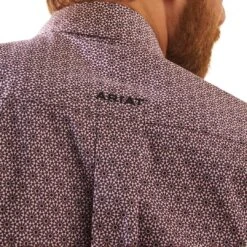 Ariat Men's Pro Series Demetri Classic Fit Button-Down Shirt -Western Cowboy Equipment Store img39441 ariat men s pro series demetri classic fit button down shirt