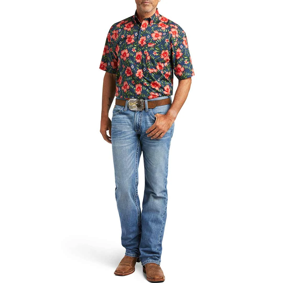 Ariat Men's Tylen Stretch Classic Fit Button-Down Short Sleeve Shirt 4 Ariat Men's Tylen Stretch Classic Fit Button-Down Short Sleeve Shirt - Image 4