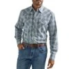 Wrangler Men's 20X AC Plaid Snap Shirt