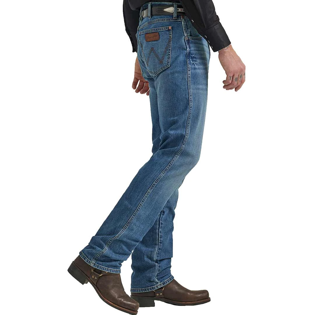 Wrangler Men's Retro Slim Straight Leg Jeans 2 Wrangler Men's Retro Slim Straight Leg Jeans - Image 2