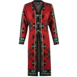 Time Of The West Women's Aztec Duster Cardigan -Western Cowboy Equipment Store img41017 time of the west women s aztec duster cardigan