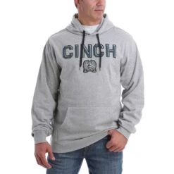 Cinch Men's Embroidered Logo Hoodie