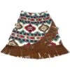 Shea Baby Toddler Girls' Aztec Fringe Skirt