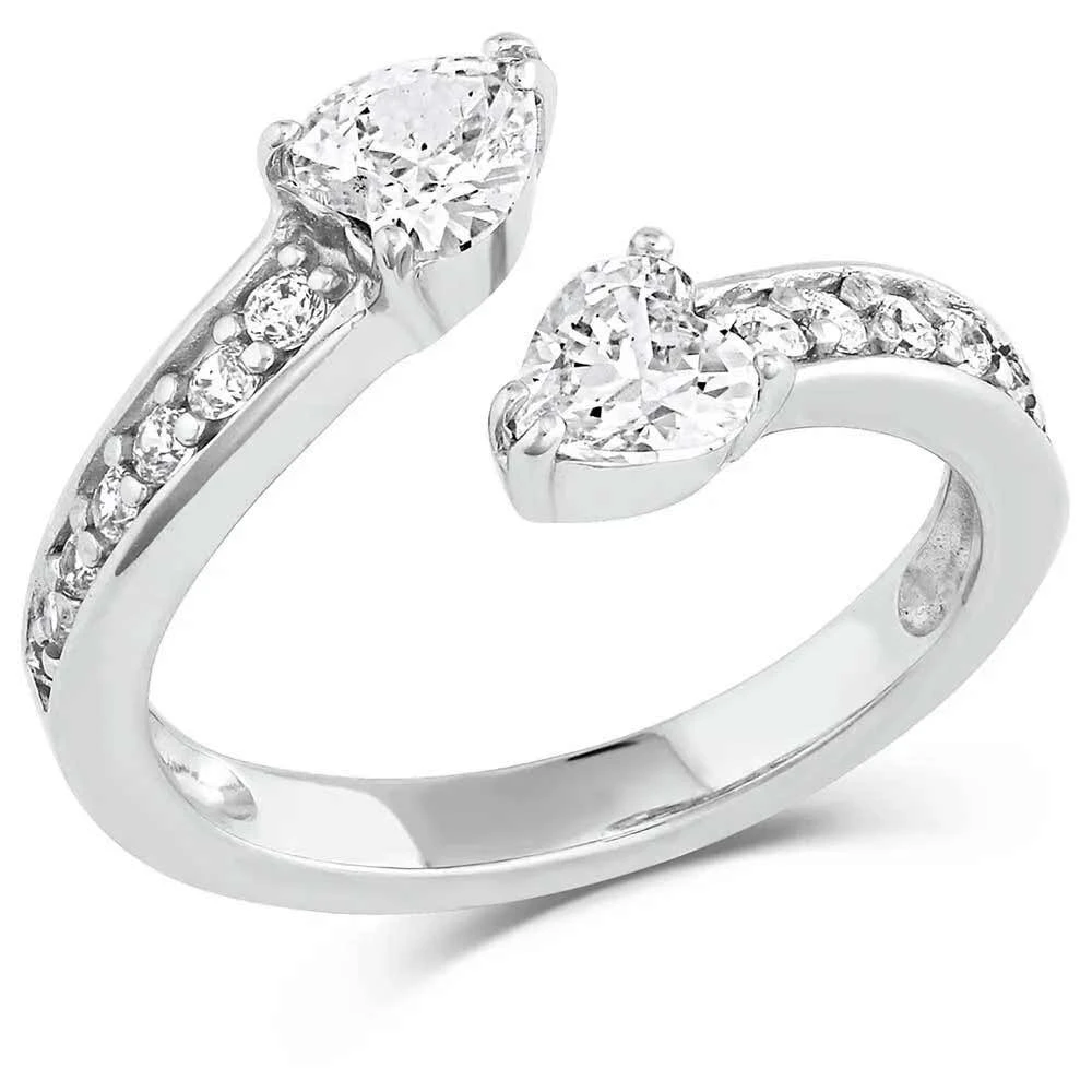 Montana Silversmiths Spooning Hearts Ring 1 Montana Silversmiths Spooning Hearts Ring