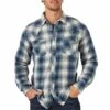 Wrangler Men's Western Plaid Snap Shirt