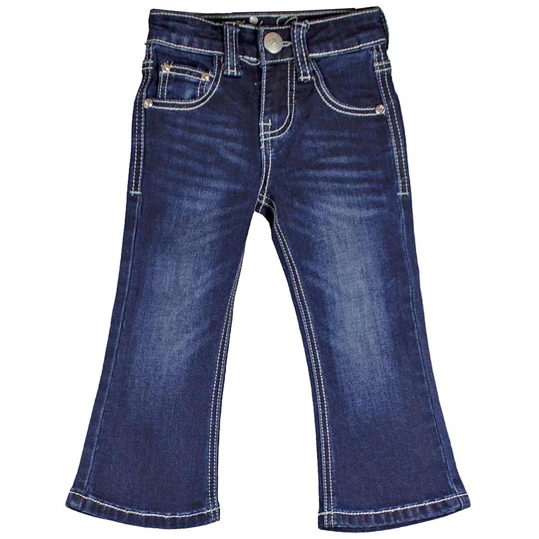 Rodeo Girl Toddler Girls' Aztec Embroidered Bootcut Jeans 2 Rodeo Girl Toddler Girls' Aztec Embroidered Bootcut Jeans - Image 2