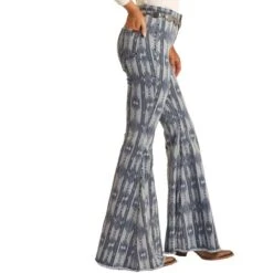 Western Cowboy Equipment Store -Western Cowboy Equipment Store img43453 rock roll denim women s high rise extra stretch aztec print bell bottom jeans