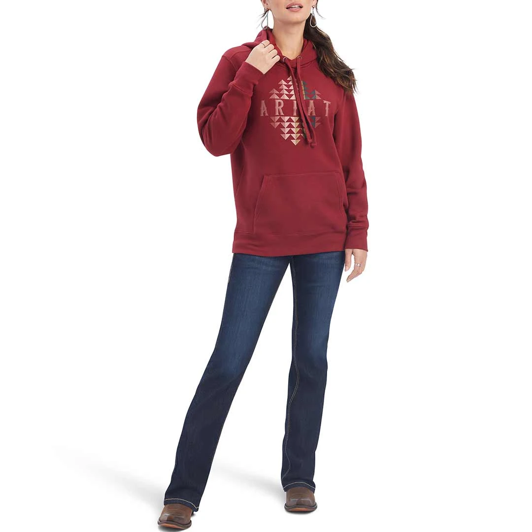 Ariat Women's REAL Beartooth Hoodie 4 Ariat Women's REAL Beartooth Hoodie - Image 4