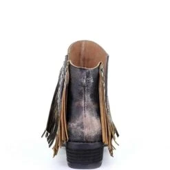 Circle G Women's Cut-Out With Fringe Round Toe Cowgirl Boots -Western Cowboy Equipment Store img43906 circle g women s cut out with fringe round toe cowgirl boots