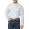 Wrangler George Strait Men's Button-Down Print Shirt