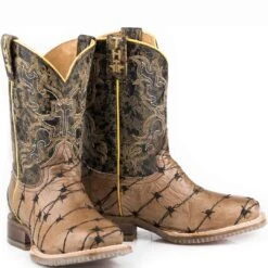 Tin Haul Youth Boys' Grab The Bull Cowboy Boots 6 Tin Haul Youth Boys' Grab The Bull Cowboy Boots -Western Cowboy Equipment Store img45819 tin haul youth boys grab the bull cowboy boots