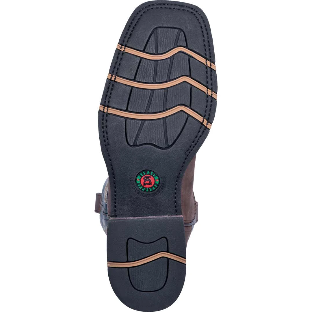 Laredo Men's Hamilton Leather Cowboy Boots 7 Laredo Men's Hamilton Leather Cowboy Boots - Image 7