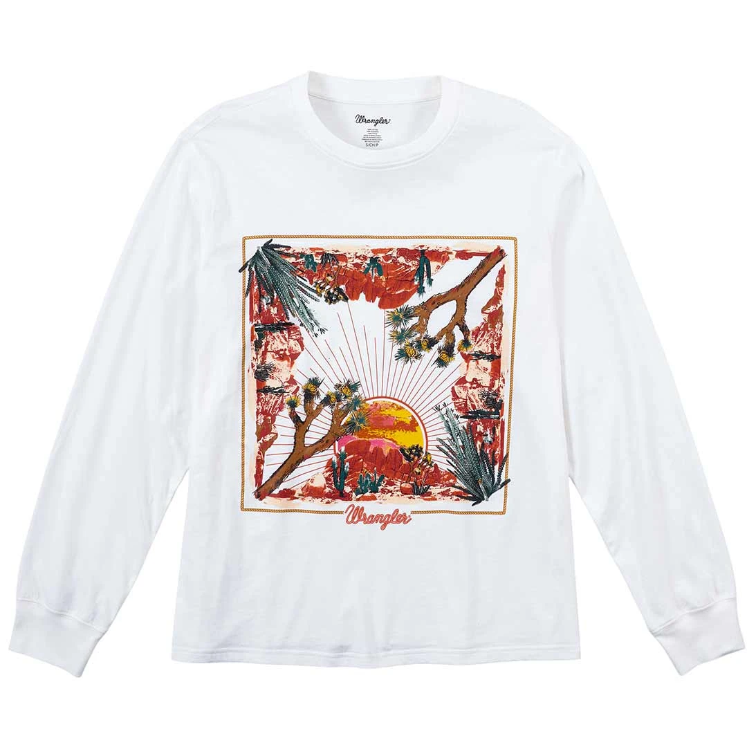 Wrangler Women's Retro Graphic Long Sleeve T-Shirt 4 Wrangler Women's Retro Graphic Long Sleeve T-Shirt - Image 4