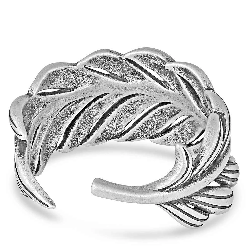 Montana Silversmiths Frayed Singleton Wrap Ring 2 Montana Silversmiths Frayed Singleton Wrap Ring - Image 2