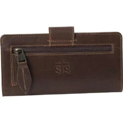 STS Ranchwear Chocolate Basic Bliss Carlin Wallet -Western Cowboy Equipment Store img49003 sts ranchwear chocolate basic bliss carlin wallet