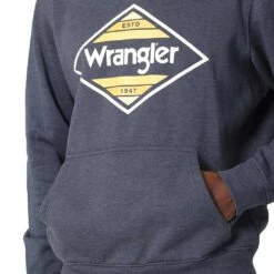 Wrangler Men's Triangle Frame Logo Hoodie -Western Cowboy Equipment Store img49483 wrangler men s triangle frame logo hoodie