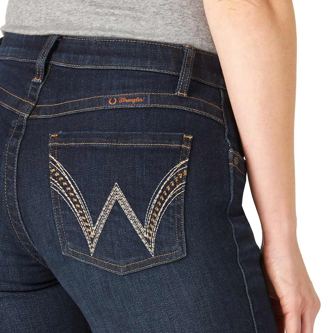 Wrangler Women's Q-Baby Ultimate Riding Bootcut Jeans 4 Wrangler Women's Q-Baby Ultimate Riding Bootcut Jeans - Image 4
