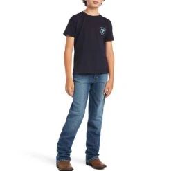 Ariat Boys' Diamond Wood Graphic T-Shirt -Western Cowboy Equipment Store img50870 ariat boys diamond wood graphic t shirt