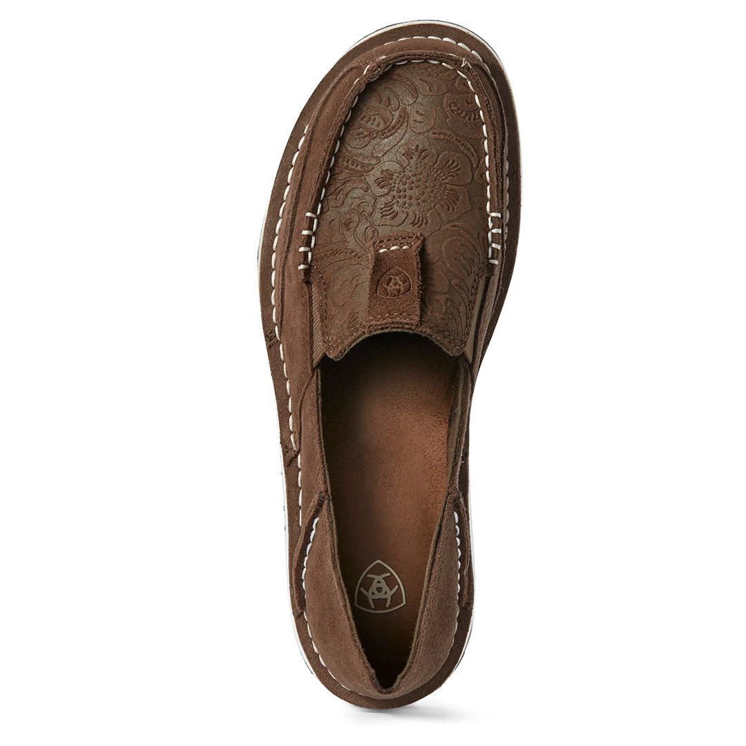 Ariat Women's Cruiser Tooled Suede Slip-on Shoes 4 Ariat Women's Cruiser Tooled Suede Slip-on Shoes - Image 4
