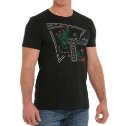 Cinch Men's Prickly Pear Roadhouse Graphic T-Shirt -Western Cowboy Equipment Store img52218 cinch men s prickly pear roadhouse graphic t shirt