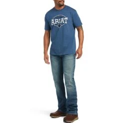 Ariat Men's '93 Shield Graphic T-Shirt 5 Ariat Men's '93 Shield Graphic T-Shirt -Western Cowboy Equipment Store img52641 ariat men s 93 shield graphic t shirt