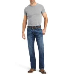 Ariat Men's M4 Relaxed Hugo Bootcut Jeans -Western Cowboy Equipment Store img53349 ariat men s m4 relaxed hugo bootcut jeans