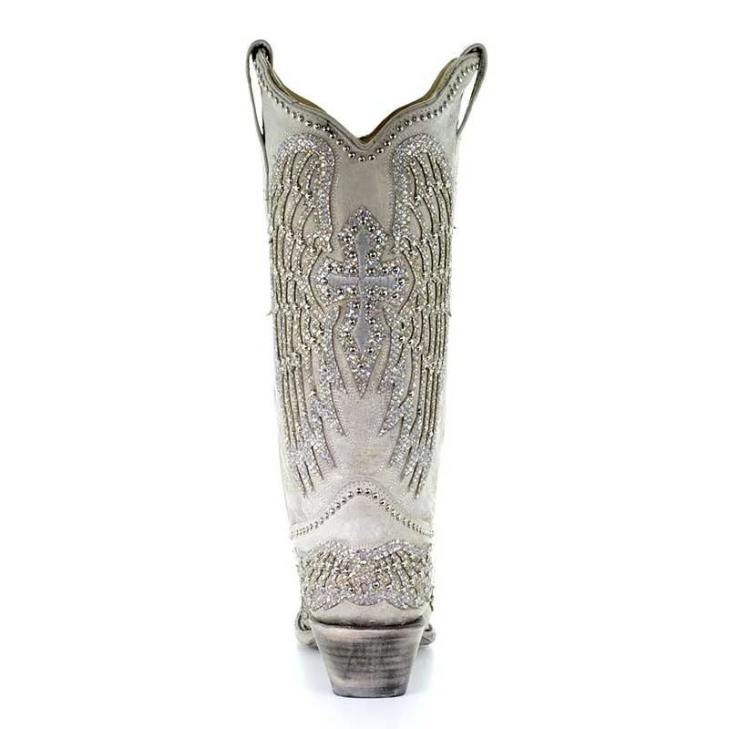 Corral Women's Angela Western Wedding Cowgirl Boots 5 Corral Women's Angela Western Wedding Cowgirl Boots - Image 5