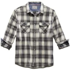 Flag & Anthem Men's Alma Vintage Flannel Plaid Snap Shirt -Western Cowboy Equipment Store img55245 flag anthem men s alma vintage flannel plaid snap shirt