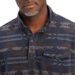 Ariat Men's Printed Overdyed Washed Pullover Sweater 6 Ariat Men's Printed Overdyed Washed Pullover Sweater -Western Cowboy Equipment Store img55395 ariat men s printed overdyed washed pullover sweater