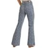 Hooey Women's Aztec Print High Rise Trouser Jeans