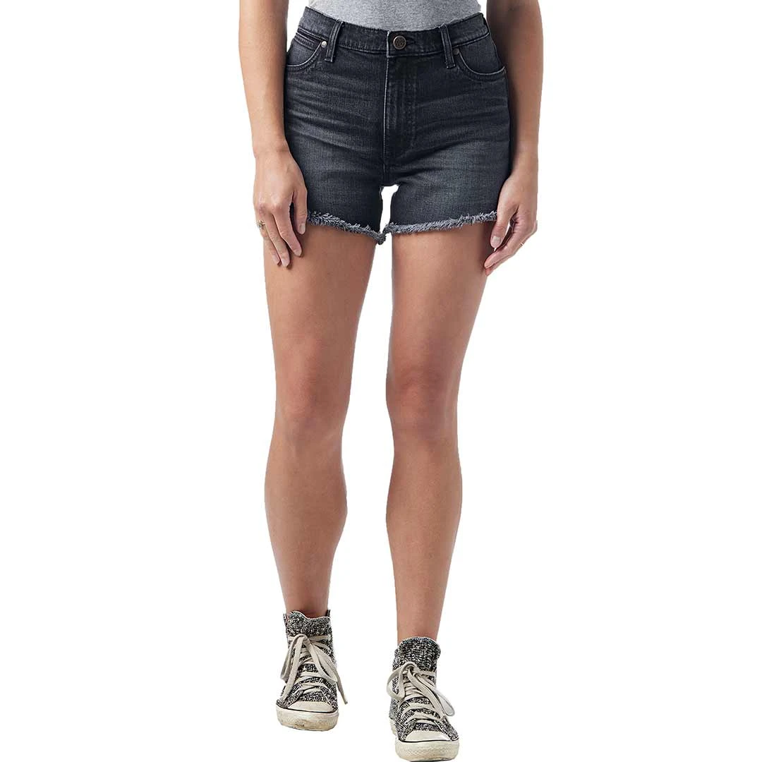 Wrangler Women's Retro High Rise Cut-Off Jean Shorts 1 Wrangler Women's Retro High Rise Cut-Off Jean Shorts