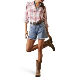 Ariat Women's REAL Billie Jean Button-Down Shirt 15 Ariat Women's REAL Billie Jean Button-Down Shirt -Western Cowboy Equipment Store img57613 ariat women s real billie jean button down shirt