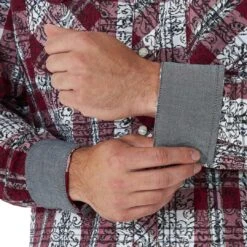 Wrangler Men's Retro Premium Print Snap Shirt -Western Cowboy Equipment Store img60005 wrangler men s retro premium print snap shirt