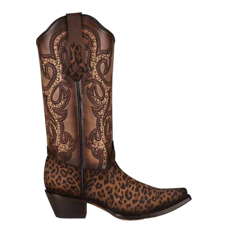 Corral Women's Leopard Snip Toe Cowgirl Boots 2 Corral Women's Leopard Snip Toe Cowgirl Boots - Image 2