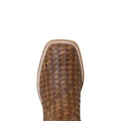 HorsePower Men's Basketweave Square Toe Cowboy Boots -Western Cowboy Equipment Store img61518 horsepower men s basketweave square toe cowboy boots