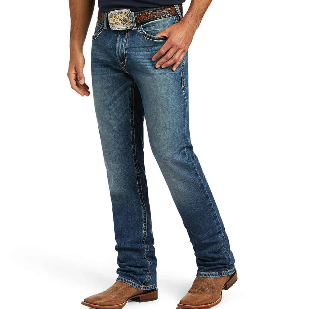 Ariat Men's M2 Relaxed Stretch Wilson Stackable Boot Cut Jean 2 Ariat Men's M2 Relaxed Stretch Wilson Stackable Boot Cut Jean - Image 2