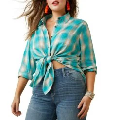 Ariat Women's REAL Billie Rae Shirt -Western Cowboy Equipment Store img63395 ariat women s real billie rae shirt