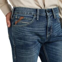 Ariat Men's M8 Modern Judson Slim Leg Jeans -Western Cowboy Equipment Store img63925 ariat men s m8 modern judson slim leg jeans