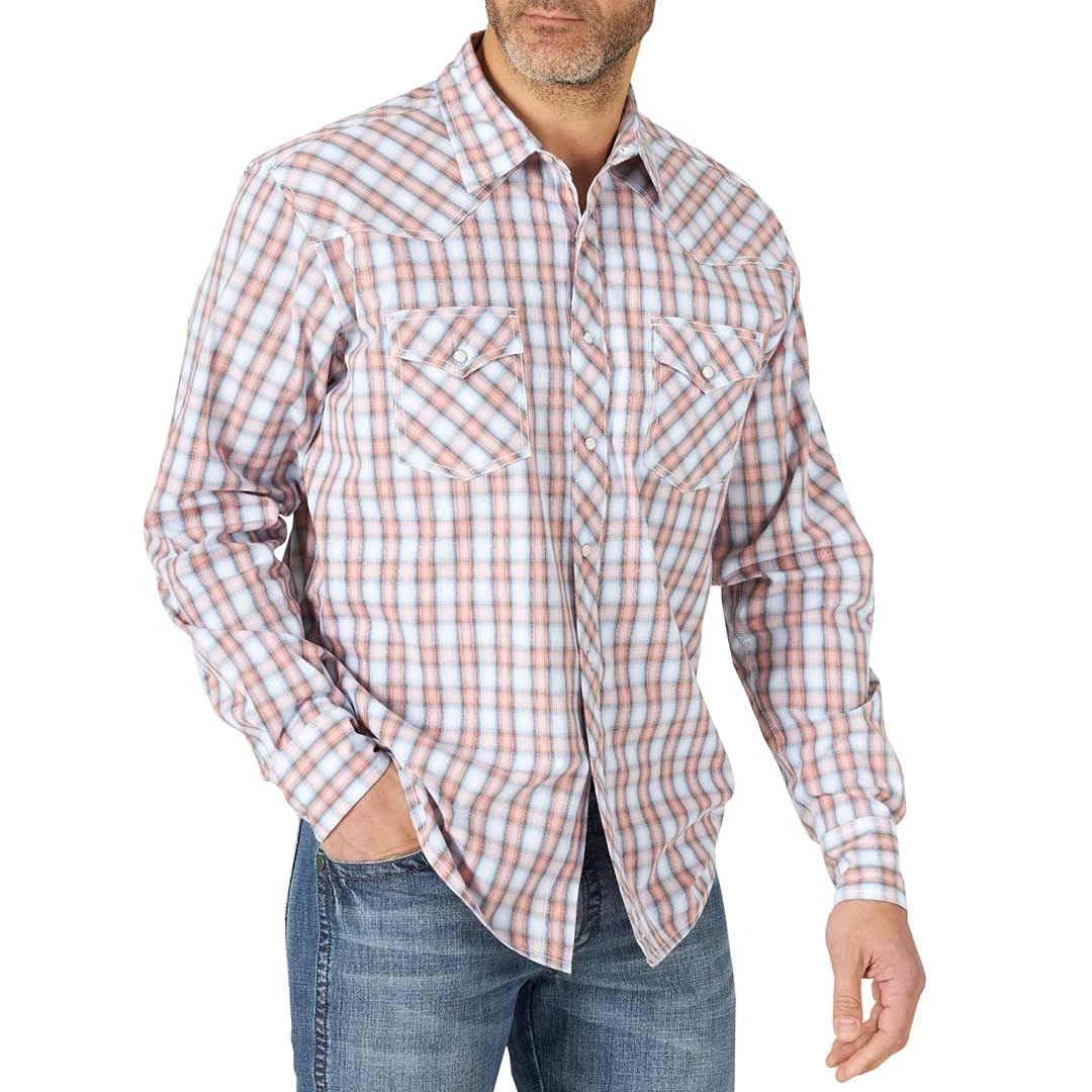 Wrangler Men's 20X Competition Advanced Comfort Plaid Snap Shirt 2 Wrangler Men's 20X Competition Advanced Comfort Plaid Snap Shirt - Image 2