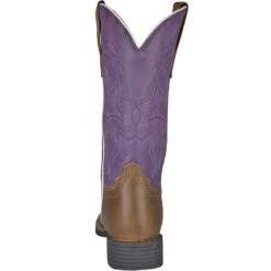 Roper Women's Purple Shaft Cowgirl Boots -Western Cowboy Equipment Store img65034 roper women s purple shaft cowgirl boots