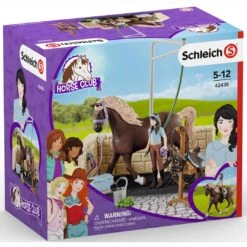 Schleich Washing Area With Horse Club Emily & Luna Toy Set -Western Cowboy Equipment Store img65075 schleich washing area with horse club emily luna toy set